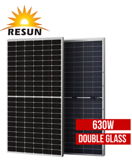 Солнечная панель RESUN 630W TOPCon двусторонняя